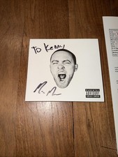 Mac Miller Signed Autographed CD GO:OD AM W/ JSA Letter 