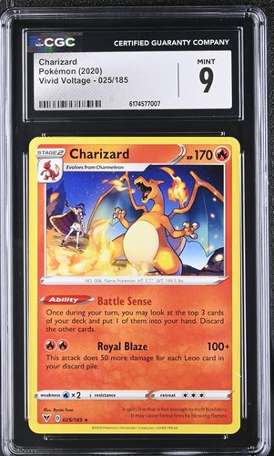 Charizard graded CGC 9 for sale on eBay