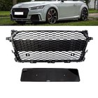 Waben Wabengrill Schwarz glanz komplett Gitter Grill für Audi TT 8S FV nicht RS
