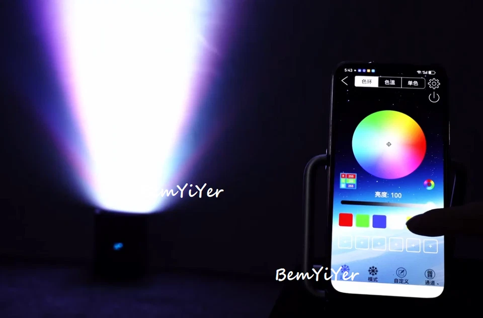 4pack 4x18W DJ Battery LED Par Uplight Wireless DMX IR Wifi App RGBWA+UV 6in1 - Image 3 of 4