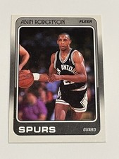 1988-89 Fleer Basketball #105 - Alvin Robertson - San Antonio Spurs
