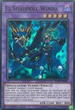 YuGiOh El Shaddoll Winda SDSH-EN047 Super Rare Englisch Good 1st