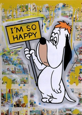 Original Gemälde NEU Artwork Comic Street Pop Art Kunst Pop Leinwand Bild Unikat
