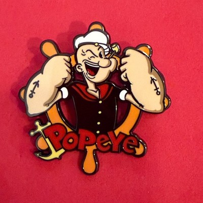Schöner großer Pin, Badge, Anstecker, Popeye