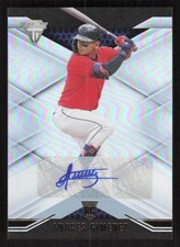 2021 PANINI CHRONICLES ANDRES GIMENEZ 14 TITANIUM AUTOGRAPH RC CLEVELAND INDIANS