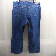 Vintage Levis 557 For Cowboys Jeans Mens 36x24 Blue Denim Made in USA High Rise