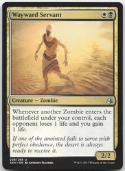 Wayward Servant 208/269 Uncommon Amonkhet Magic: The Gathering