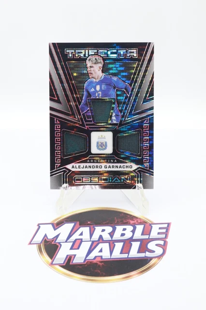 Panini Obsidian Soccer 23-24 - Alejandro Garnacho - Argentina - Trifecta /49
