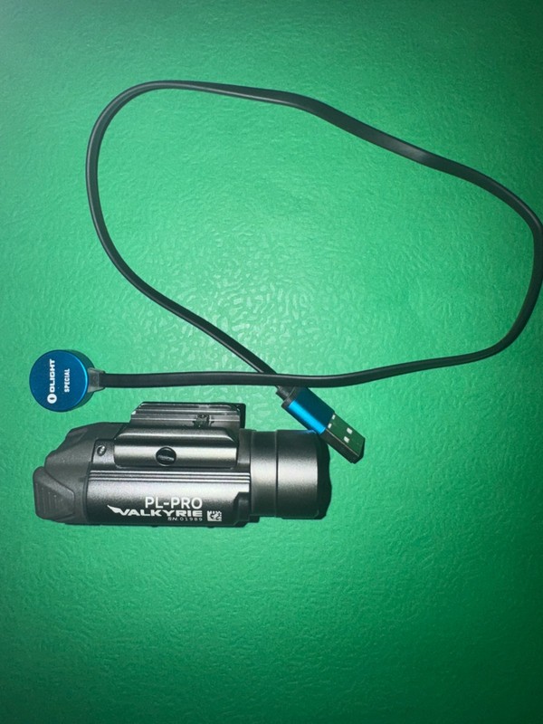 OLIGHT PL-PRO Valkyrie Rechargeable Rail Mounted 1500 Lumen Tactical Light-GREY
