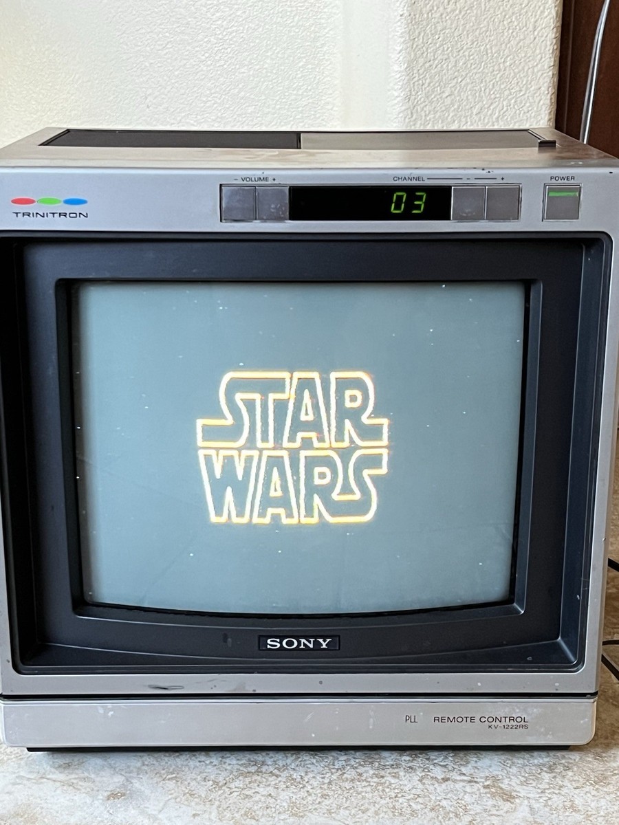 Vintage Sony Trinitron Color CRT TV Model KV-1222RS 12” With