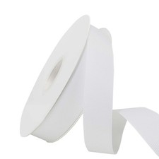 1 inch White Grosgrain Ribbon 50 Yards for Gift Wrapping Weddings DIY Floral ...