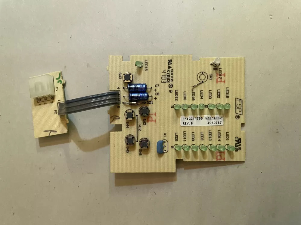 KitchenAid Whirlpool 2214765 Refrigerator Control Board AZ173691
