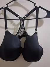 Women's Maidenform Snap Front Bra Black Size 40DD