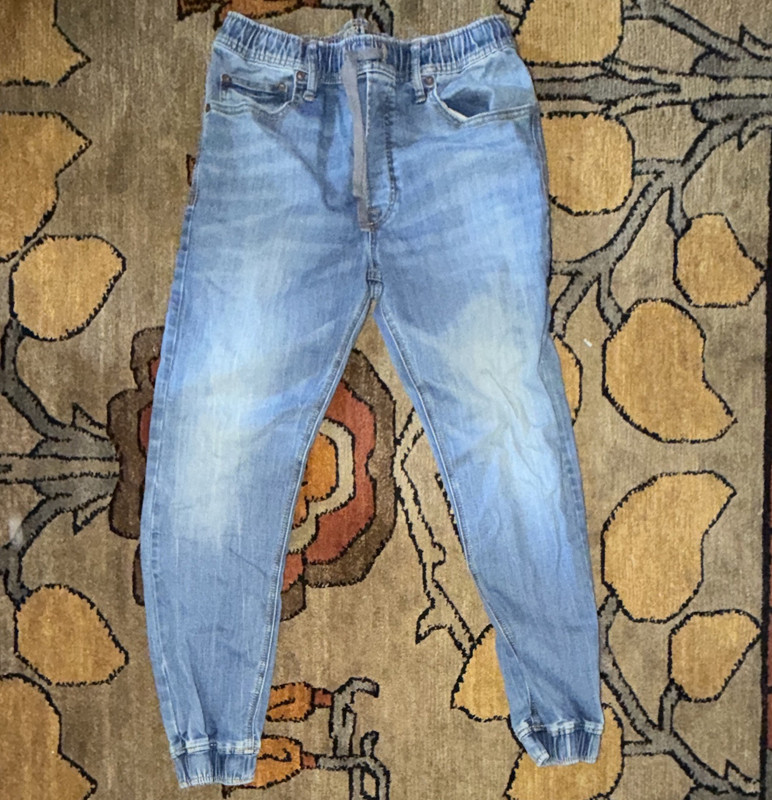 American Eagle Outfitters Active Flex Light Wash Jogger Jeans Stretch Size 2