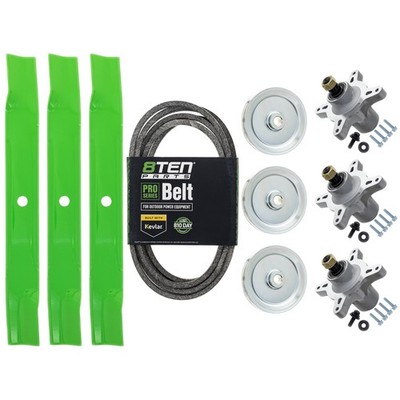 8TEN Blade Spindle Belt Kit for Toro TimeCutter MX5475 5475C 54-Inch 115-2454-03