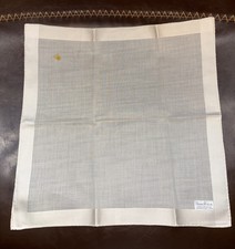 Rolex Christian Fischbacher Handkerchief Handrolled 100 Cotton Authentic Swiss