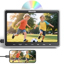 10.1" Car DVD Player Headrest Rear-Seat Monitor USB HDMI AV-in/out Free Region