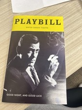 Playbill Good Night, Good Luck Broadway Show George Clooney