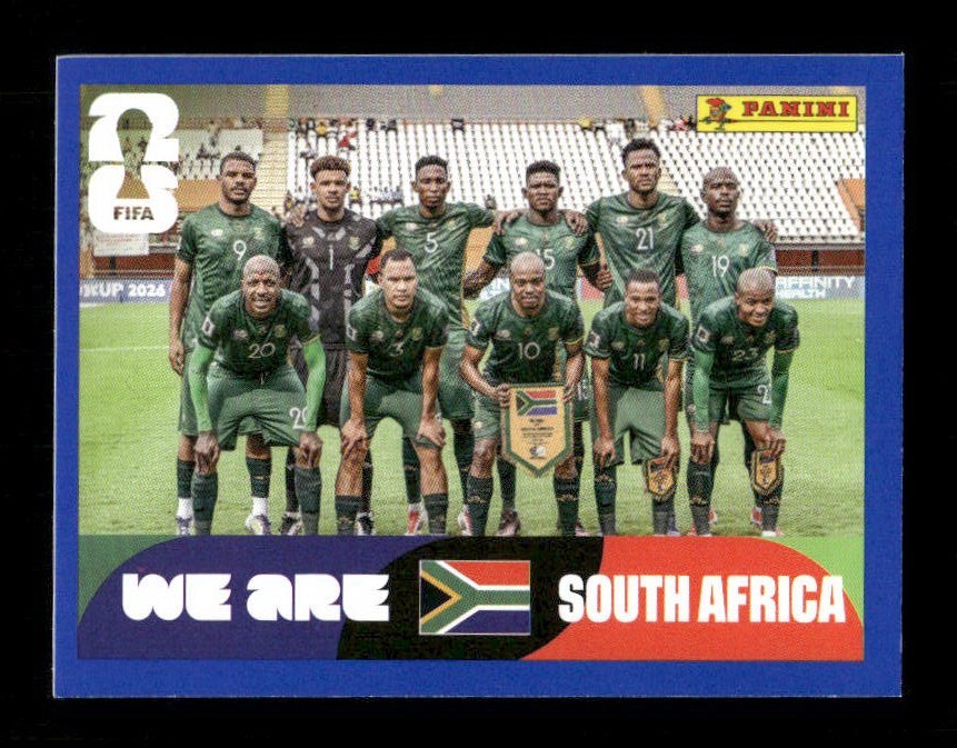 2026 Panini FIFA World Cup Sticker Blue Border South Africa
