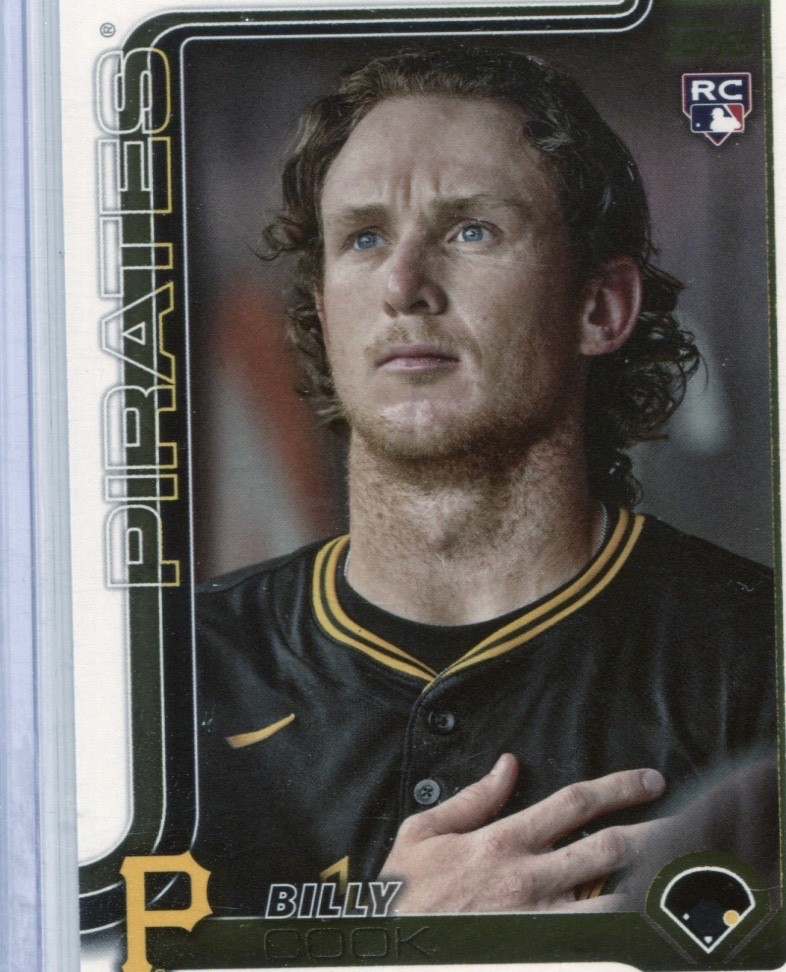 2025 Topps Series 2 - #425 Billy Cook Golden Mirror Image Variation 