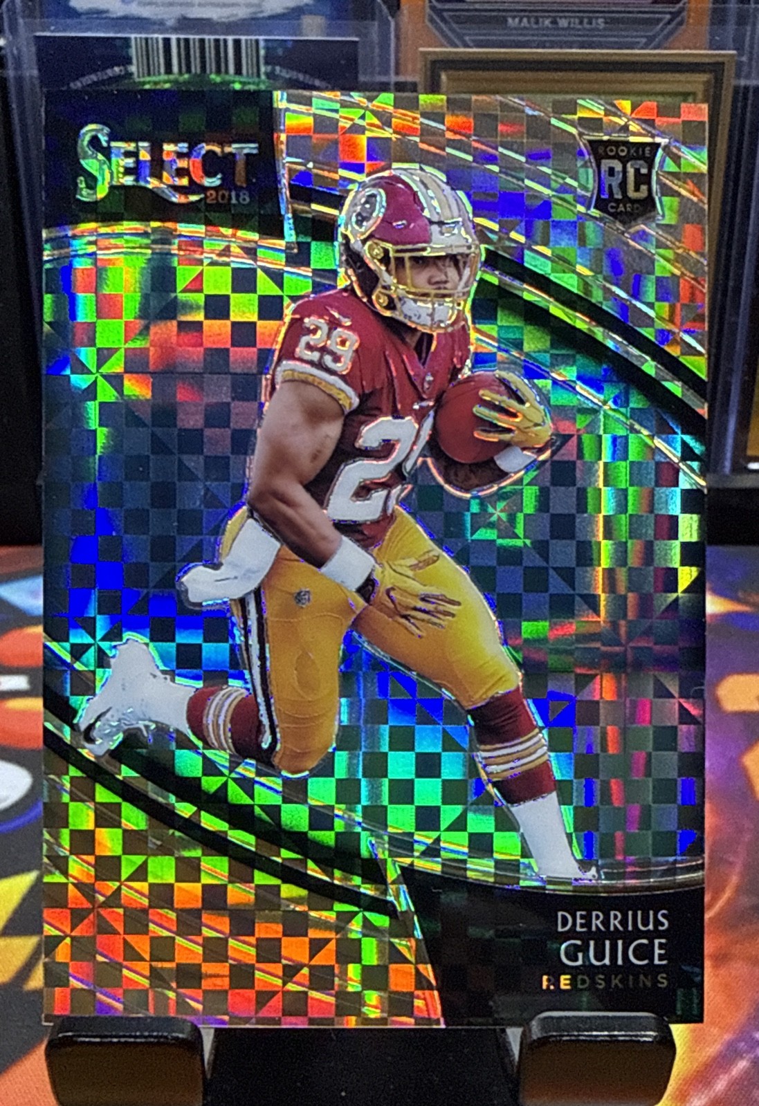 2018 Panini Select Field Level Derrius Guice #269 Copper Prizm /75 RC Rookie