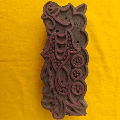 Printing blocks decorative stamps craft fabric textile ethnic