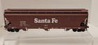 Accurail 2002- HO 3-Bay ACF Covered Hopper Santa Fe ATSF 314476 - RTR w/ box — photo 3