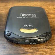 Vintage Sony Discman D-141 Mega Bass Portable Compact CD Player Tested 
