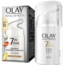Olay Total Effects 7-in-1 SPF15 BB Cream Moisturiser+Foundation Medium to Dark