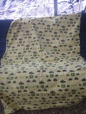 John Deere Cotton Fabric Piece, approx. 36" wide x 80" long