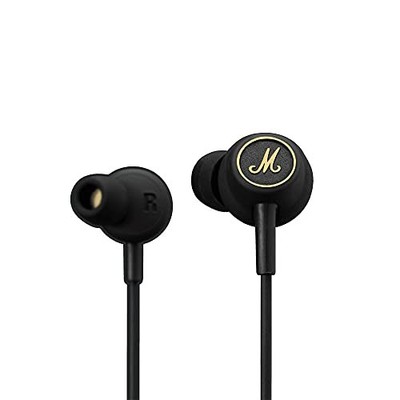 Marshall Mode EQ In-Ear Headphones Black Brass with Sound Quality Adjustment