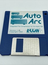 1990 AUTO arc Apple IIGS Intergrated File Compression VTG PC Untested