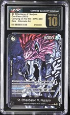St. Ethanbaron V. Nusjuro (Alt Art) Carrying On His Will OP13 CGC Pristine 10