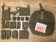 USMC FSBE Shooter Kit C, Coyote, Kit Bag w/ Pouches