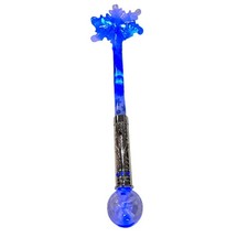 Ice Princess Color Changing Snowflake Light Up Wand Flashing Blinking Works