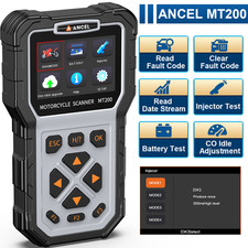2026 ANCEL MT200 Auto Profi Motorrad Diagnosegerät OBD2 Scanner Fehlerausleser