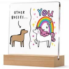 Funny Boss Gifts for Women Men, Other Bosses and You Work Office Gifts for Bo...