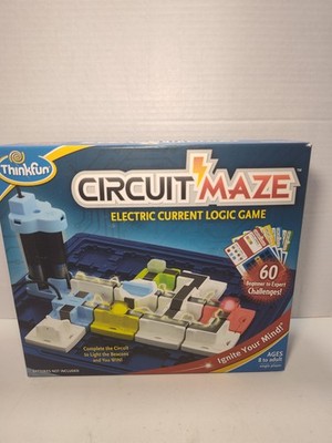 ThinkFun Circuit Maze Electric Current Logic Game STEM Brain Teaser TESTED/COMP