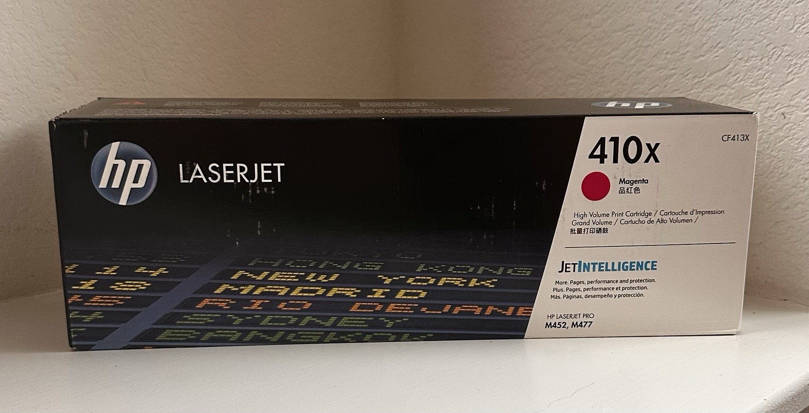 HP 410X CF413X Genuine Magenta Toner Cartridge-image