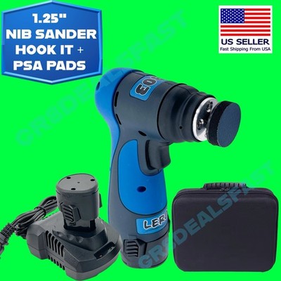 Mini Cordless Sander 32mm 1.25  Spot Nib Repair Detail Auto Body Mirka Style  