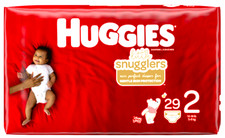 Huggies Little Snugglers Baby Diapers, Size 2, 12-18 Pounds - 29 Diapers