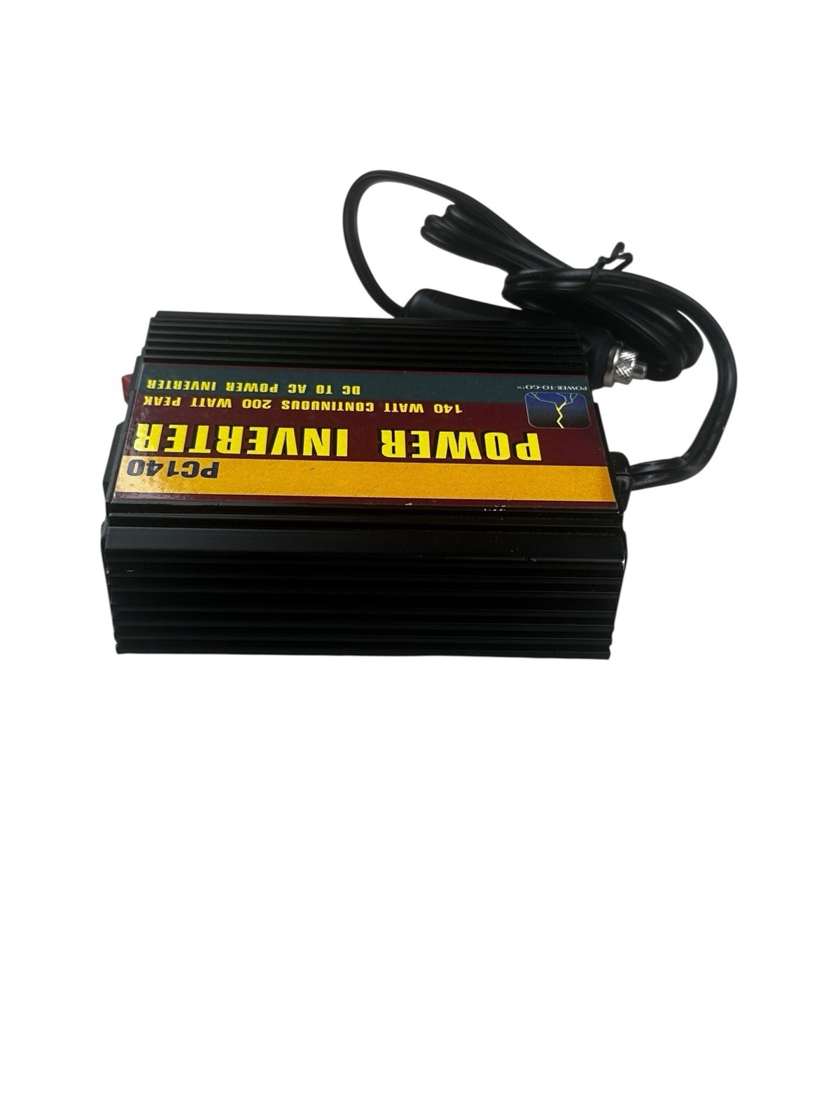 Power-To-Go PC140 Power Inverter | 12V DC to 115V AC | 200W Peak | Car Adapter