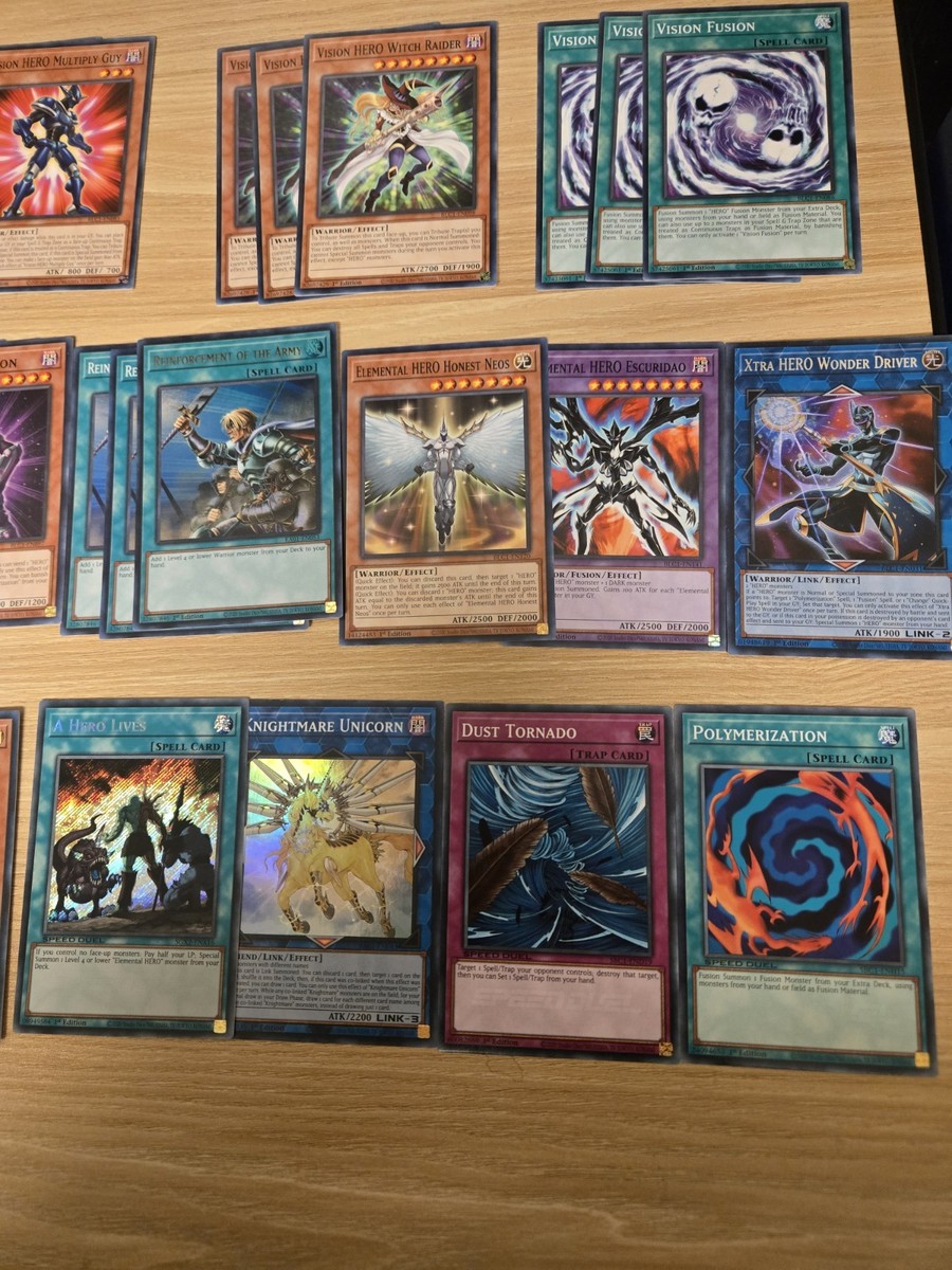 vision hero deck yugioh Amazon.com: Yu-Gi-Oh! - Vision Hero Vyon - DUPO-EN053 - Ultra Rare - 1st  Edition