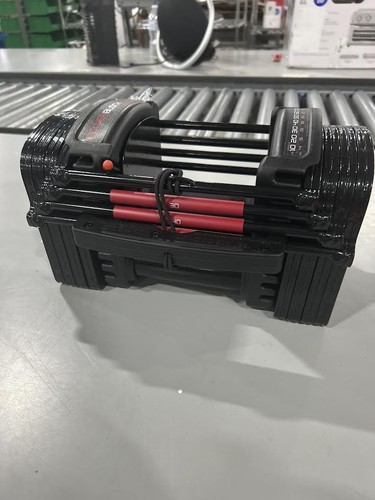 Haltère PowerBlock Sport EXP 5-50 Lbs (un Seul Haltère) - Noir, Modèle Scratch & Dent, Fonctionnel