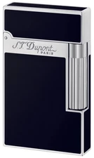 S.T. Dupont Black Lacquer & Palladium, Line 2 Lighter, 016296 / 16296 New In Box