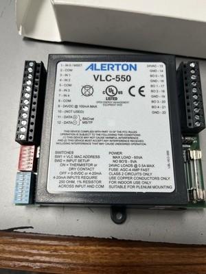 Alerton VLC-550 Programmable Logic Controller for HVAC Equipment New In Box