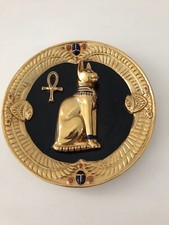 Franklin Mint Limited Education "Feline Goddess Bast" Nr. A0115 Porzellan Plakette