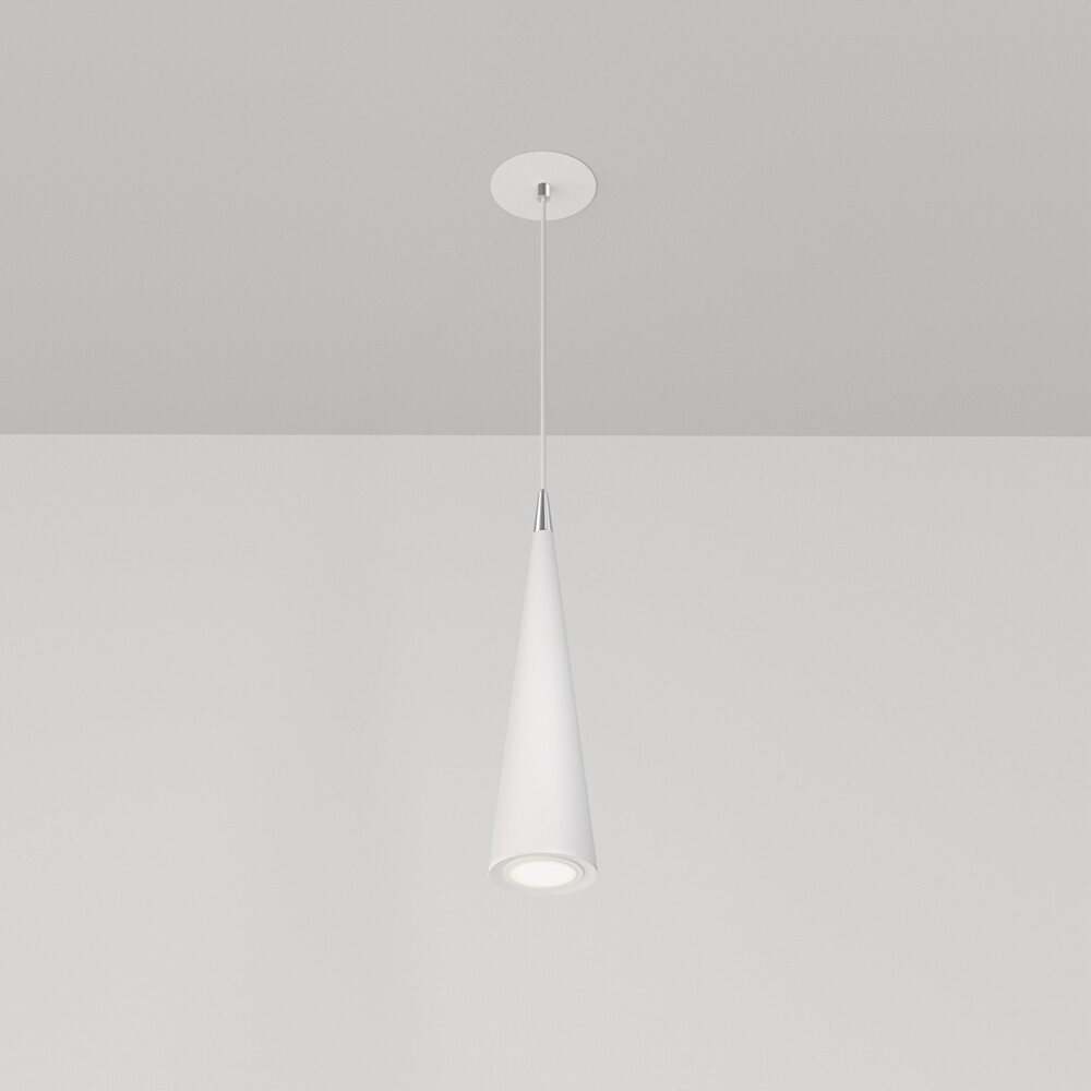 Maytoni Nevill P318-PL-01-W Lampada Sospensione Bianca Metallo