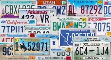 SINGLE Recent USA License Plate - You choose the state - $1 SHIPPING ANY AMOUNT