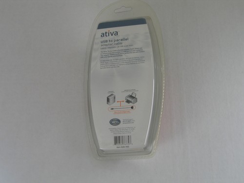 Ativa USB to Parallel Adapter Printer Cable 6ft (1.8m) 828-565 - Picture 2 of 2